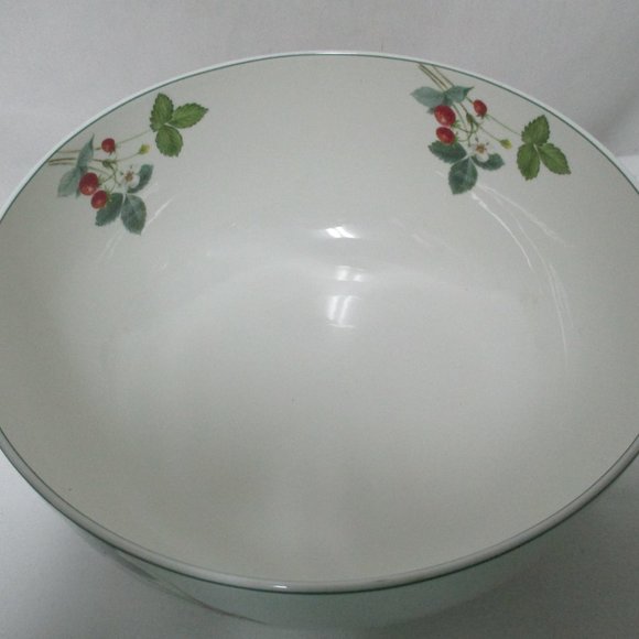Mikasa Optima Strawberry Hill Serving Bowl Y4117 Chip Resistant Fine China Vtg - Picture 4 of 9